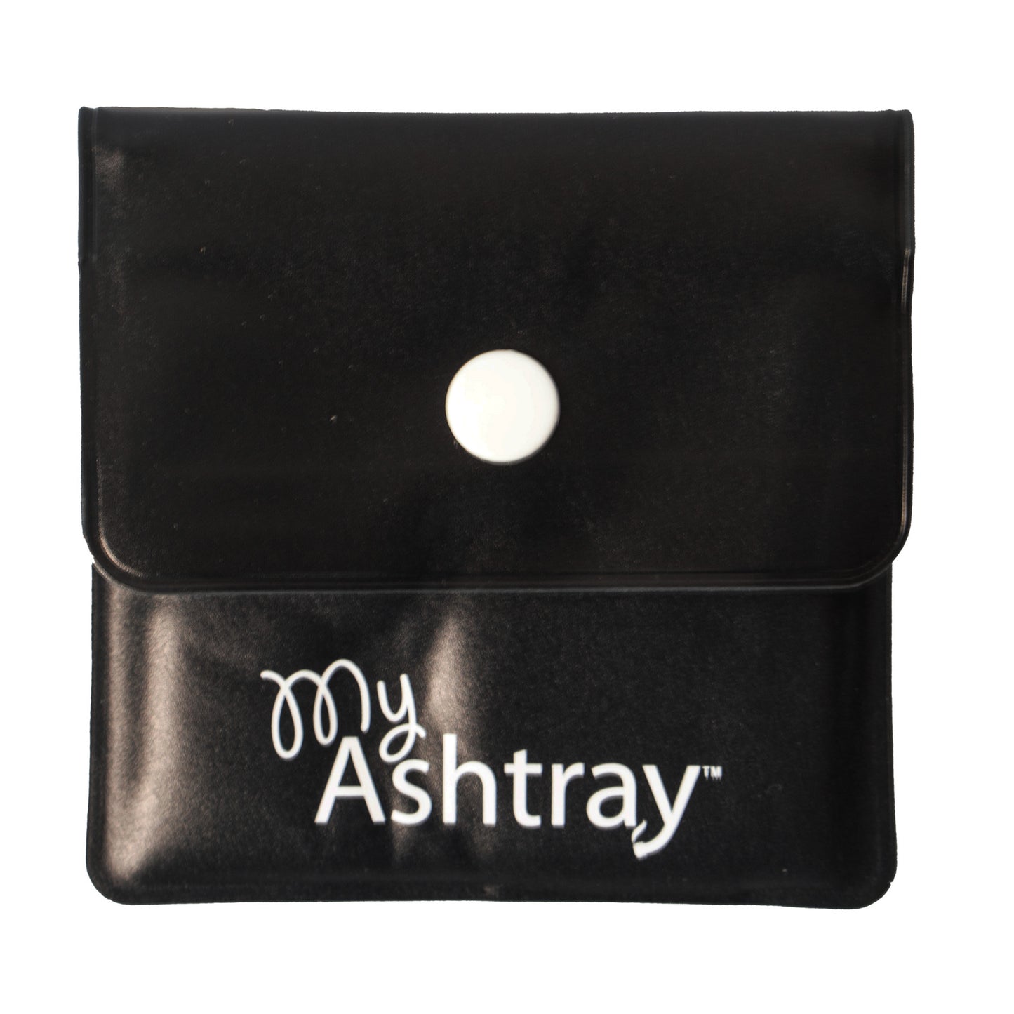 Portable Pocket Ashtray - Smell Proof PVC Small Plastic Wallets with Sturdy Plastic Button, Fireproof Lining, Aluminium Foil, Thermal Foam - Plastic Pouch