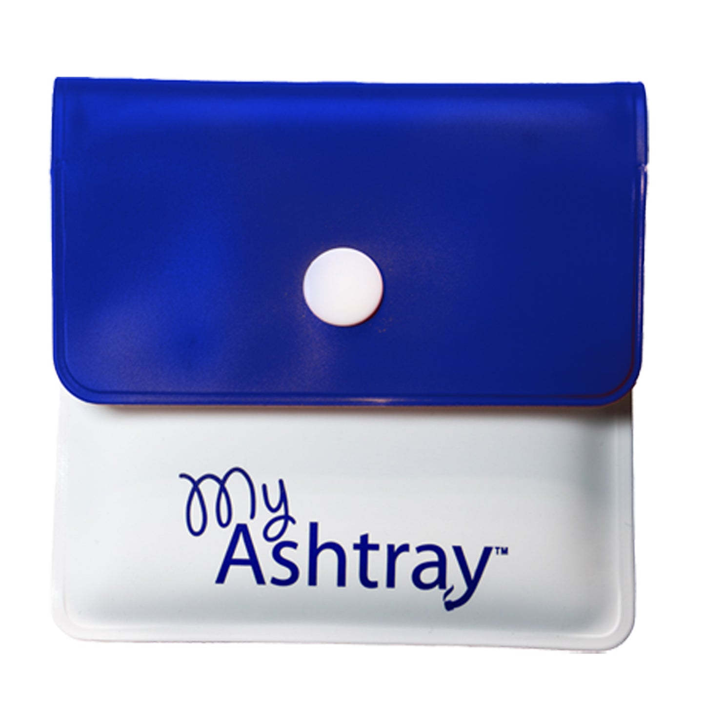 Portable Pocket Ashtray - Smell Proof PVC Small Plastic Wallets with Sturdy Plastic Button, Fireproof Lining, Aluminium Foil, Thermal Foam - Plastic Pouch