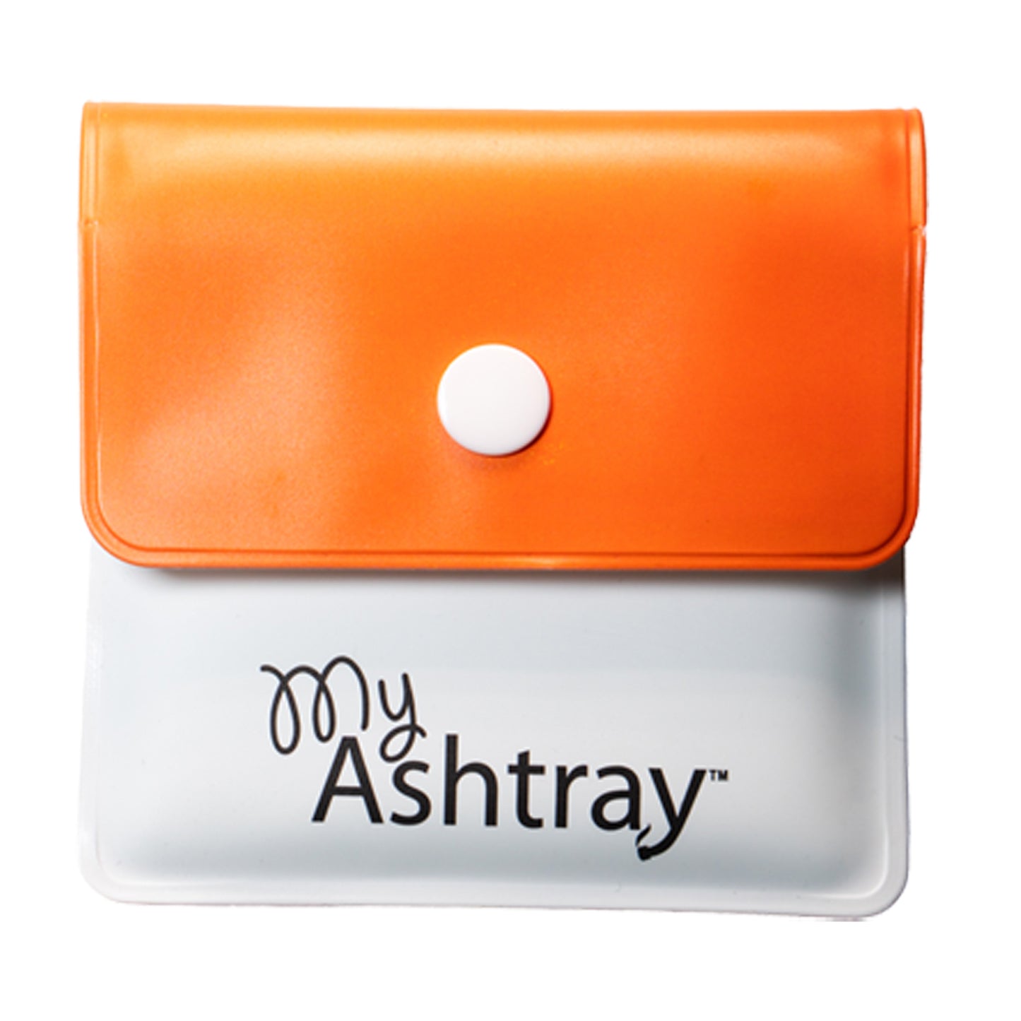 Portable Pocket Ashtray - Smell Proof PVC Small Plastic Wallets with Sturdy Plastic Button, Fireproof Lining, Aluminium Foil, Thermal Foam - Plastic Pouch