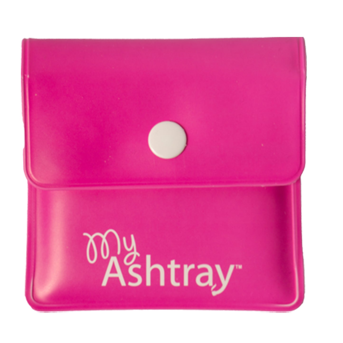 Portable Pocket Ashtray - Smell Proof PVC Small Plastic Wallets with Sturdy Plastic Button, Fireproof Lining, Aluminium Foil, Thermal Foam - Plastic Pouch